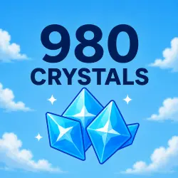 980 CRYSTALS – x2 ON FIRST TOP-UP
