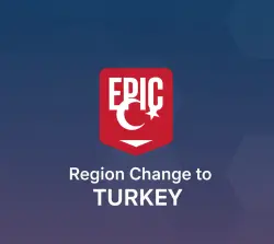 Epic Games region change to TURKEY