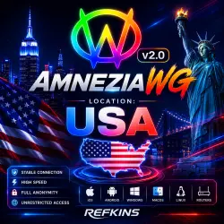 VPN USA AMNEZIA v1.5/2.0/3.1 PRIVATE VPN AMNEZIAWG VPN PREMIUM