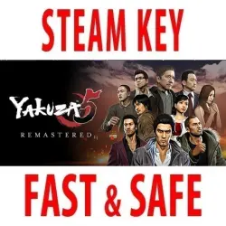 Yakuza 5 Remastered (STEAM KEY) EUROPA