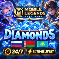 AUTO DELIVERY Mobile Legends DIAMONDS BY ID Ru + CIS