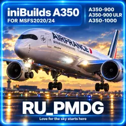 iniBuilds A350 for MSFS2020/24