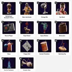 ArcRaiders 14/14 Buoy Floppy Disk Binoculars Space Blaster Round1-6 All Twitch Drop