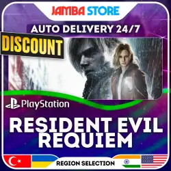 Resident Evil Requiem · PS5 · TR/UA/IN/US · AUTO 24/7 · DISCOUNT 30.07