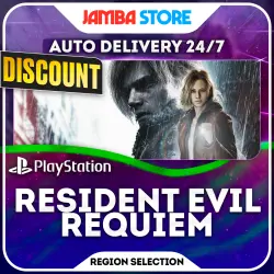 Resident Evil Requiem · PS5 · TR/UA/IN/PL/US · AUTO 24/7 · DISCOUNT 24.09