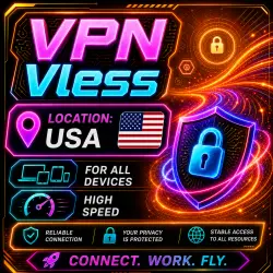 VLESS VPN (USA) | Auto Delivery | Low Ping