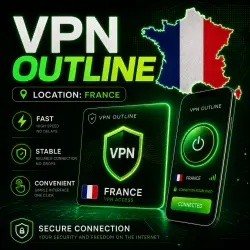 Outline VPN France | Auto Delivery | Unlimited