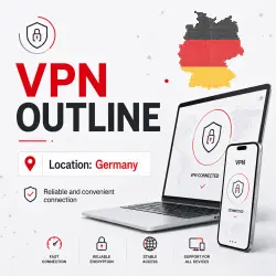 VPN Outline Germany | Auto Delivery | Unlimited