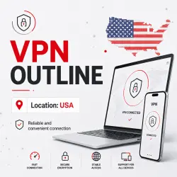 VPN Outline USA | Auto Delivery | Unlimited