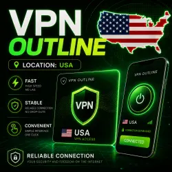 Outline VPN USA | Auto Delivery | Unlimited