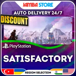 Satisfactory · PS5 · TR/UA/IN/PL/US · AUTO 24/7 · DISCOUNT 10.09