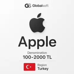 Gift Card Apple Store & iTunes 100-2000 TL Turkey