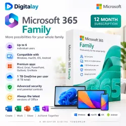 Microsoft Office 365 Family – 12 Months | up to 6 Users