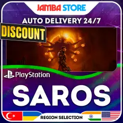 SAROS · PS5 · TR/UA/IN/PL/US · AUTO 24/7 · DISCOUNT 13.08