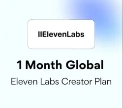 ElevenLabs Creator Plan – 1 Month Subscription | Account