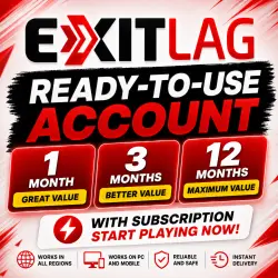 EXITLAG // SUBSCRIBED ACCOUNT // 1-3-12 MONTHS