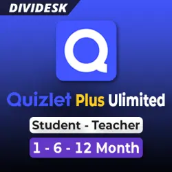 Quizlet Plus Unlimited 1-12M | Subscription to your account | No login