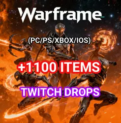 Warframe +1100 items Warframe Twitch Drops