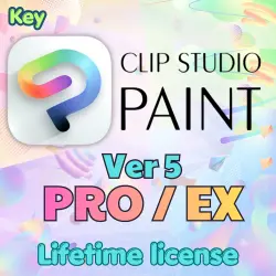 [AUTO 24/7] Clip Studio Paint PRO/EX v5 Lifetime / 1-Year License Key