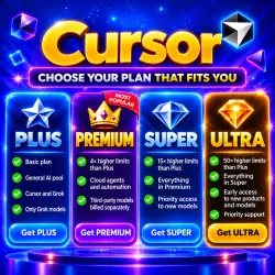 CursorAI SUPER subscription for 1 month