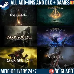 DARK SOULS 1 REM + 2 + 3 + ELDEN RING + ELDEN RING NIGHTREIGN + SEKIRO: SHADOWS DIE TWISE + ПОДАРКИ