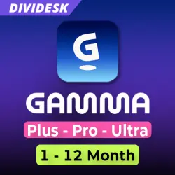 Gamma AI | Plus/Pro/Ultra Subscription 1-12M to your account