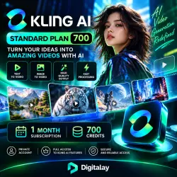 KLING AI – Standard Plan 700 | 1 Month