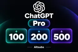 ChatGPT Pro 100, 200, 500 - 1 Month | FULL WARRANTY