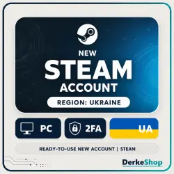 NEW STEAM ACCOUNT UKRAINE | FULL ACCESS | AUTO DELIVERY