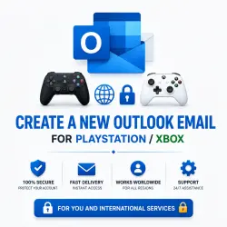 Create a new Outlook email for ChatGPT, PlayStation, Xbox, and other international services!