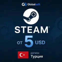 STEAM ТУРЦИЯ КОД ПОПОЛНЕНИЯ СТИМ ПОДАРОЧНАЯ КАРТА | USD