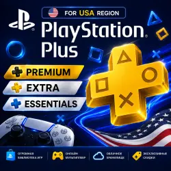 PS Plus USA ESSENTIAL | EXTRA | PREMIUM | EA PLAY 1-12 Months