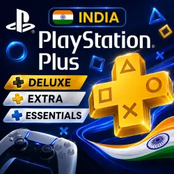 PS Plus INDIA ESSENTIAL | EXTRA | DELUXE | EA PLAY 1-12 Months