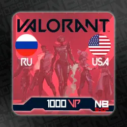 Ключ Valorant Points 1000 VP код [РОССИЯ/Сша]