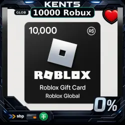 ROBLOX: Roblox Глобал 10000 Robux, лот №206427