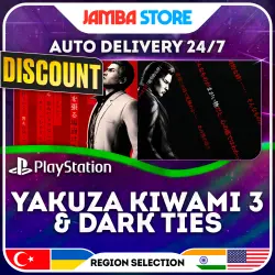 Yakuza Kiwami 3 & Dark Ties · PS5 · TR/UA/IN/US · AUTO 24/7 · DISCOUNT 02.07