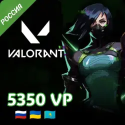 Valorant Подарочный код 5350 VP - Россия
