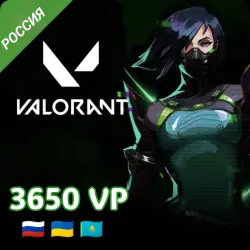 Valorant Gift Code 3650 VP - Russia