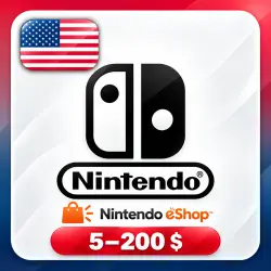 24/7 Nintendo ESHOP КАРТА 5-200 USD США АВТО