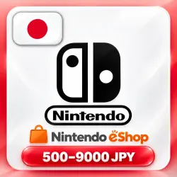 24/7 Nintendo ESHOP КАРТА 500-9000 JPY ЯПОНИЯ АВТО