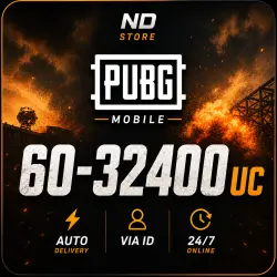 AUTO 24/7 | PUBG Mobile 60 - 32400 | UC by ID