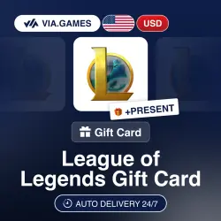 Gift Card League of Legends 5-100 USD USA + GIFT