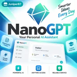 Подписка на NanoGPT PRO + пополнение 1 МЕСЯЦ