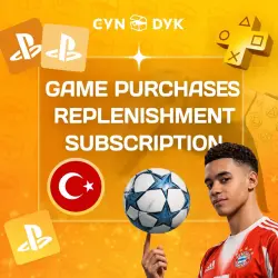 PSN REPLENISHMENT - PURCHASE OF GAMES AND SUBSCRIPTIONS - Türkiye