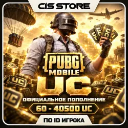 PUBG Mobile UC [60 - 40500] | Донат по ID персонажа, лот №209360