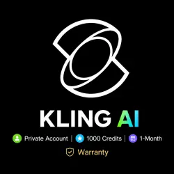 Kling AI Plan/Credits 660-1100-4500 |1M | Private Account| FULL WARRANTY