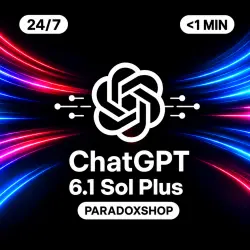 24/7 | ChatGPT 6.1 SOL + 6 Plus | Subscription | 1M | Chat | GPT | Renewal