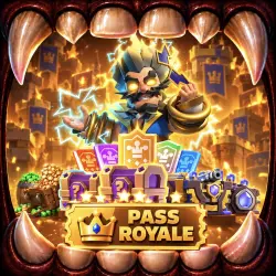 NEW PASS ROYALE - CLASH ROYALE - ALL REGIONS
