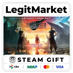 FINAL FANTASY VII REMAKE & REBIRTH Digital Deluxe Twin Pack / Steam AUTO / WORLD