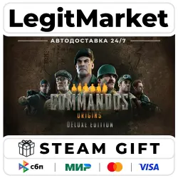 Commandos: Origins Deluxe Edition / Steam АВТО / РУ + МИР